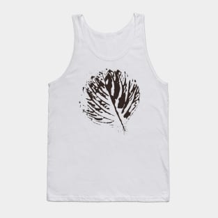 black foliage Tank Top